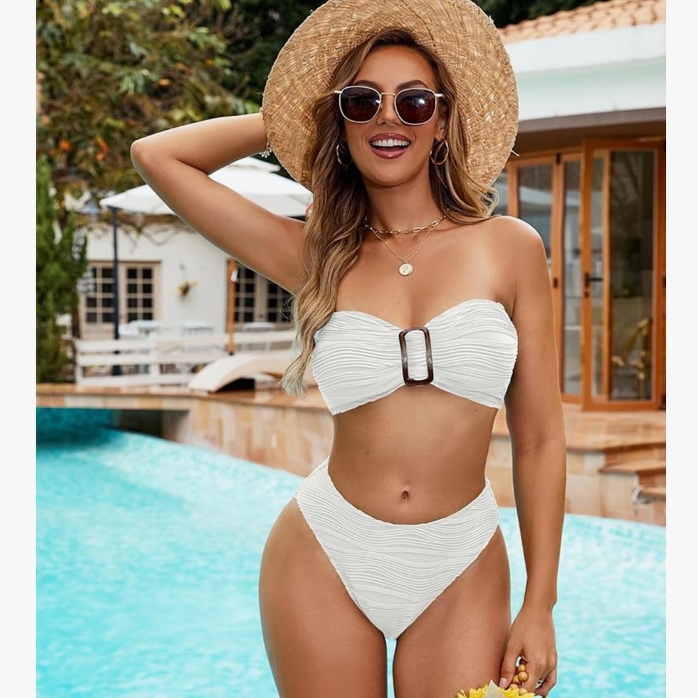 Blooming jelly cream swimsuit